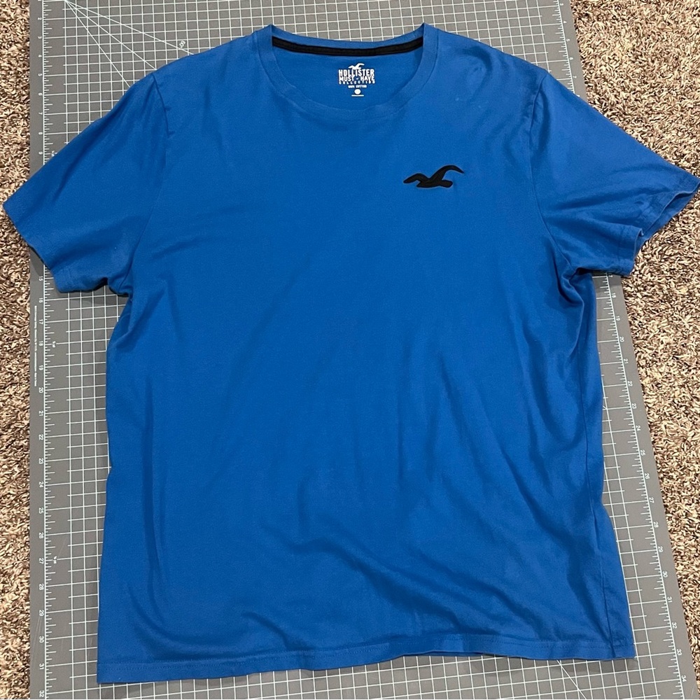 Hollister Blue Short Sleeve Crew Neck Tee